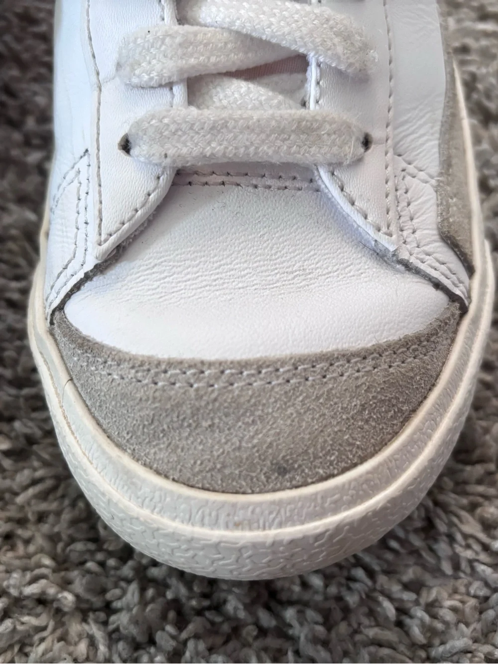 Nike Mid ‘77 White/Black High-Top Sneakers Athleisure Womens Size 7